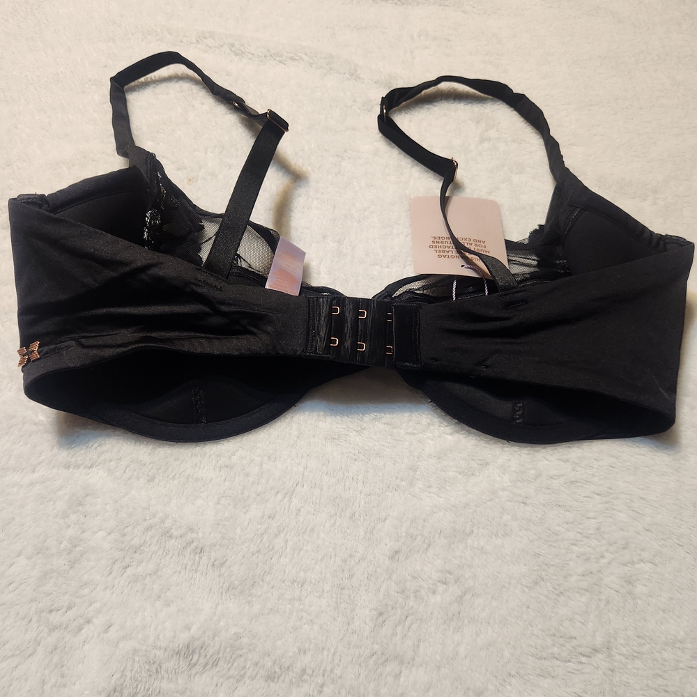Savage X Fenty Black Lace Detail Bra - Picture 4 of 10